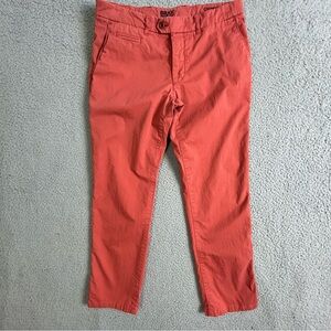 Brad MENS chino pants size 33 rust red color
